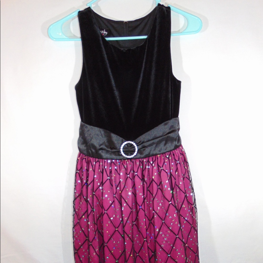 Velvet Formal Girls Dress